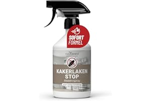 ‎NATURETREND naturetrend Kakerlaken Stop Spray 500ml - Anti Kakerlaken Spray I Effektives Abwehrspray gegen Kakerlaken & Schaben, Küchenschaben I Nicht färbend I Langanhaltender Schutz