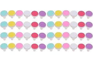 FOMIYES 48 Pièces pour Bébé Disques de Tampons de Polissage Couleur Tampons pour Enfants Tampons Têtes Mixtes Lime pour Tout-Petits Enfants Enfants Meulage Tampons Standard de
