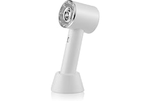 SUPER MUNDO SM Super Mundo - Ventilador Portatil USB, Ventilador de Mano, 3 Velocidades Portátil Eléctrico para el Oficina, Hogar, Viajes, Exterior, Blanco(620)