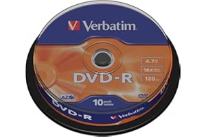 VERBATIM DVD-R x 10 4.7 Go