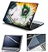 Namo Art 3in1 Laptop Accessories Combo Kit - Laptop Skins 15.6 inch Stickers with Laptop Screen Protector and Laptop KeyGuard for All Laptop - Notebook HQ1064 krishna eyes feather oil painting RS.349.00