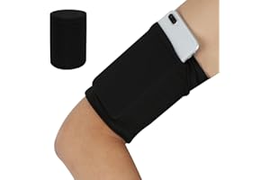 VZUHSW Armschlaufen-Armband-Halter für Handy, praktisch für Sport & Outdoor, passend für die meisten Geräte, schwarz - 1 Stück