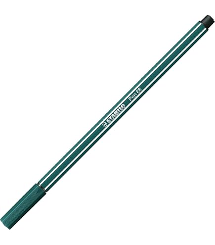STABILO Pen 68 - Pennarello Premium - Confezione da 10 - Verde Foglia