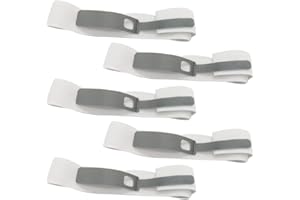 CHIHUTOWN 5Pcs Catheter Leg Bag Holder Foley Catheter Leg Strap, Catheter Leg Fixation Straps, Leg Bag Straps Drainage Bag Strap, Anti Slip Catheter Holder (White)