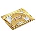 Crystal Collagen Gold Powder Face Eye&Masks for Anti-Wrinkle, Anti-Ageing, Oil Control, Moisturising, Pore Reduction, Lifting and Firming (Golden Eye Mask)