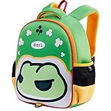 XIAOMIN Mochila para Niños Mochila De Dibujos Animados Rana Anti-perdida Mochila,A-30 * 26 *...