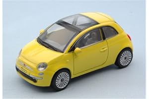 per FIAT NUOVA 500 2007 YELLOW 1:43 - New Ray - Auto Stradali - Die Cast - Modellismo