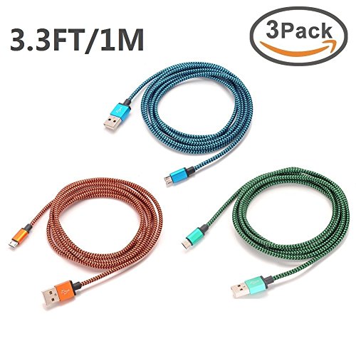 Yosou C ble Micro USB 1m 3 3ft Lot DE 3 2 4A Haute Vitesse C ble USB Nylon Tress Micro USB Chargeur Rapide Samsung Galaxy S7 S6 S5 LG Sony Kindle HTC Appareils Android Bleu Vert Orange reviews Yosou C ble Micro USB 1m 3 3ft Lot DE 3 2 4A Haute Vitesse C ble USB Nylon Tress Micro USB Chargeur Rapide Samsung Galaxy S7 S6 S5 LG Sony Kindle HTC Appareils Android Bleu Vert Orange