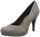 Taggia Tamaris Damen 1-1-22407-23 Plateaupumps, Mehrfarbig (Tartan 901), 37 EU