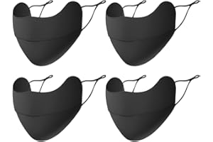 CCAIPU Gesichtsmaske für Sonnenschutz, Wiederverwendbare, waschbare und atmungsaktive Gesichtsmaske UV-Schutz Gesichtsmaske Motorrad Radfahren Sport Maske für Outdoor