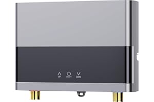 JACKFRU Hot Water Heater 6KW, 220V Instant Tankless Water Heater, Stainless Steel for Kitchen, Bathroom and Shower