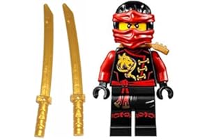 LEGO Ninjago Minifigure Kai Skybound with 2 Katana from Set 70591 70605