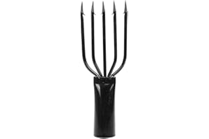 Rodipu Lancia da Pesca, 34,5, Prong Arpione da Pesca Asta per arpione da Pesca Facile da trasportare per Rana per Pesce