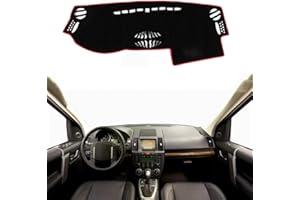 MUEdie Ajuste para Land Rover Freelander 2 2007-2014 LHD, cubierta de salpicadero de coche, protección solar cubierta de salpicadero de coche, accesorios de coche