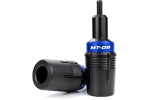 LLIDFONK Für Yamaha MT09 MT 09 MT-09 SP 2021-2025 Zubehör Motorrad Absturzschutz Rammschutz Rahmen Schieber mt09 Anti-Crash-Schutz (Blau)