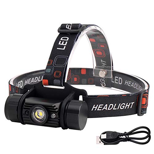 BALALALA Head Torches, 6000LM Sensor led Headlight Induction Usb Rechargeable Lantern Headlamp 1 Mode Flashlight Use Battery