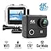 Produktbild senwow 4 K Sport Action Kamera Wifi 16 MP Ultra HD Camcorder DV Wasserdicht Cam 170 ° Weitwinkel 5,1 cm LCD 30 M Unterwasser 2 Akkus/19 Zubehör-Kits für Tauchen, Fahrrad, Helm, Motorrad, Schwimmen
