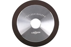 YKLP Tarcza szlifierska z żywicy 150 x 10 x 32 x 8 mm, tarcza ziarnista 240 do szlifowania metali twardych i stopów