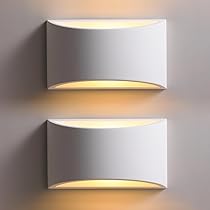 Lindby wandlamp 'Krista' (modern) in Wit uit gips/klei o.a. voor woon Lindby wandlamp 'Krista' (modern) in Wit uit gips/klei o.a. voor woon