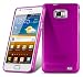 Produktbild Samsung Galaxy S2 Silikonhülle in PINK von Cadorabo - TPU Schutzhülle für Galaxy S2 Edelstahloptik gebürstet BRUSHED Design – Handyhülle Bumper Case Backcover in PINK