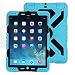 Produktbild ipad 2/3/4 Hülle, Meiya multifunktionale Silikon stoßfest wasserdicht Drop robuste Fall, Heavy Duty Case, Kindersichere Hülle Kind Schutzhülle Geschenk für Apple ipad 2/3/4 blau/schwarz