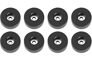 Adam Hall hårdvara 4907 M8 AH – väska med 8 gummifot 38 x 15 mm