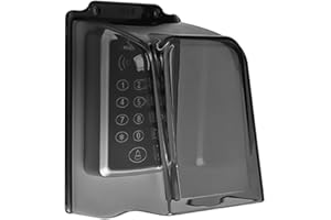 dgyezhao Protección de plástico contra la Lluvia para Timbre, protección antideslumbrante para Timbre, Accesorios para Sistemas de Control de Acceso y vigilancia (Gris)