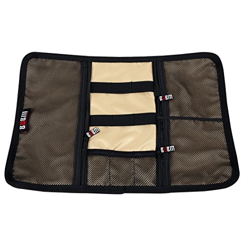 Damai Wrap Universaltasche Tragbare Tasche Elektronike Zubehöre für Reiseorganisator/Festplatte/Kabel (Medium, Schwarz) - 2