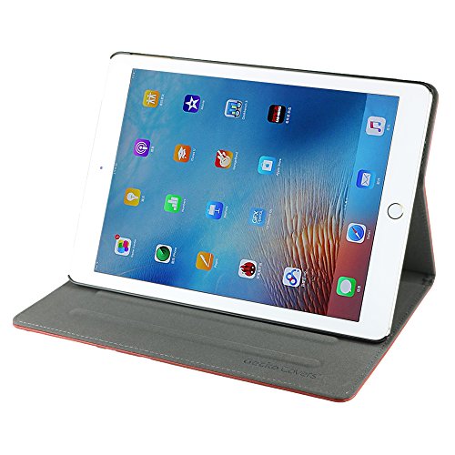 Gecko Apple iPad Pro 9.7 Hülle Easy-click - Braun - Multifunktionelle Tasche bietet Schutz und Multimedia-Komfort / Cover mit Präsentationsfunktion - Tablethülle geeignet für Apple iPadPro 9.7