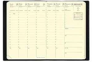 ‎QUO VADIS Quo Vadis - Nachfüllpack Agenda – 2025 – Affaires Prestige – Wochenkalender – Französisch – 13 Monate von Dezember bis Dezember – 10 x 15 cm – Papier Clairefontaine Elfenbeinfarben – hergestellt in