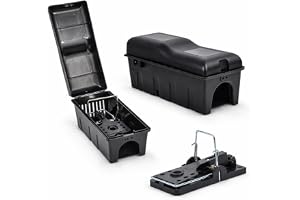 Råttfälla set – 2 × betesstation & 2 × slagfälla