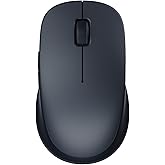 Xiaomi &Ccedil;ift Modlu Kablosuz Fare 2 Siyah 2.4GHz ve Bluetooth &Ccedil;ift Modlu Bağlantı Sessiz 1200 DPI Hassas Sens&ouml;r Simetrik Hafif 