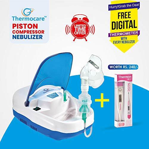 Thermocare Piston Compressure Nebulizer with complete kit neb RS.1289.00