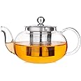 Teiera In Vetro Borosilicato 1L Con Infusore Acciaio - Sicura Per Piano Cottura - Foto 9
