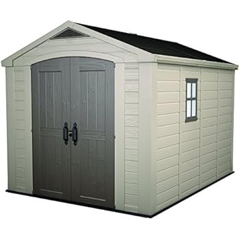 Keter Fusion Wood-Plastic Composite Shed: Amazon.co.uk 