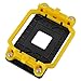 Produktbild sourcing map Gelb AM2 AM3 FM1 FM2 FM2+ Sockel Plastik CPU Ventilator Kühler Basis Halder