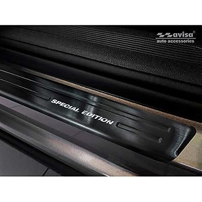 Autostyle AV 235139 Protection de Seuil Arrière Inox Grand Scenic IV 2016-'Ribs' , Silver