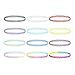 NUOLUX 12pcs Tattoo Choker Necklace Stretch Gothic Tattoo Henna Elastic Choker Necklace Set