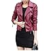 Produktbild OUMIZHI® Damen Jacke klassische Lederjacke