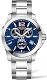 Longines Conquest – l3.702.4.96.6 – Blau Zifferblatt Chronograph Quarz HERREN von Longines