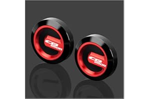 Velospeed Set di tappi basculanti per Hon-da CB650R 2019-2022, accessori (nero-rosso)