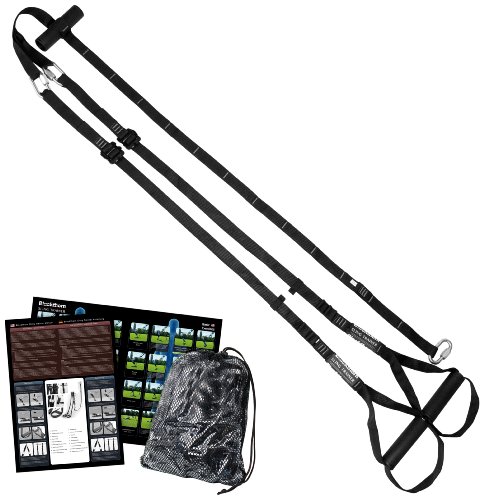 Preisvergleich Produktbild Blackthorn Schlingentrainer mit Türanker und verstellbaren Fussschlaufen