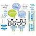 Produktbild 20 PCS Blau Foto Booth Props New Born Baby Dusche Boy Kid Party-Set für Fotografie von Hochzeit Decor