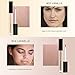 Liquid Concealer, O.TWO.O Long-Lasting Lightweight High Coverage Concealer Stick Shimmer Face Glow Highlighter Cream Freckle Black Eye Cover Lip Base(2#)