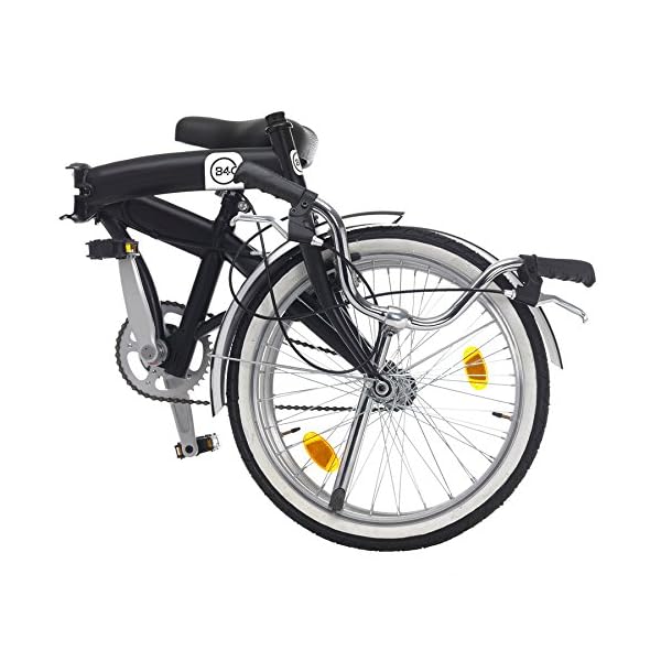 €229.37 B4C 1453349 Bicicletta Pieghevole Car Bike, Hi-Tension, 58cm x 89cm  x 31cm, Nero Opaco - bikewebshop.it