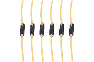 AIYONG 6 Pezzi Elastici per Fionda Professionale, Fasce Elastiche di Ricambio in Gomma per Fionda Catapulta Caccia, Elastico Slingshot, Accessori per Fionda, per Caccia Pesca Tiro