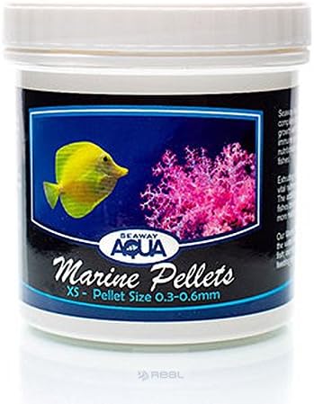 Seaway Aqua Marine Pellets XS Extra Small 0.3-0.6mm 125g Fish Food Reef Saltwater