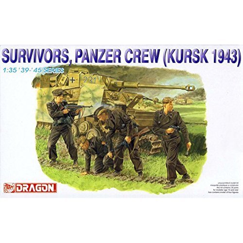 Preisvergleich Produktbild 1 / 35 WW.II deutsche Panzersoldaten [Escape] Kursk 1943 (Abbildung 4 Stück)