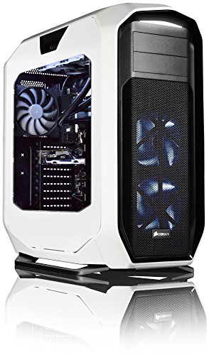 VIBOX Rapture XR770-360 Komplett-PC Paket Gaming PC – 4,0GHz i7 10-Core Prozessor, GTX 1070, leistungsfähig, Wassergekühlter Desktop Gamer Computer mit Spielgutschein, 3x Dreifach 27″ Monitor, Roccat Tastatur, Gamer Mouse, Windows 10, Weiß Innenbeleuchtung, lebenslange Garantie* (3,0GHz (4,0GHz Turbo) Intel i7 6950X Extreme Broadwell 10-Core Prozessor, MSI NVIDIA GeForce GTX 1070 8GB Armor Grafikkarte, 64GB Team 2133MHz DDR4 RAM, Samsung 1TB SSD, Corsair H100i GTX Wasserkühler, Corsair Gehäuse) - 4
