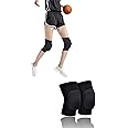 Sweet seven 1 Pair Versatile Knee Pads for Active Lifestyles - Volleyball, Dance, Yoga, Sports - Soft & Breathable - Men, Women, Kids - M, Black